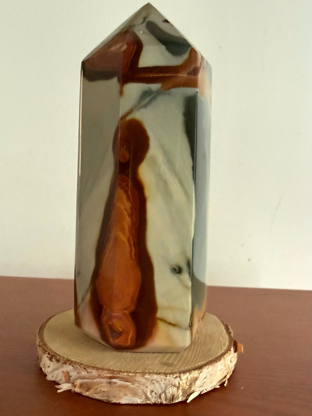 Polychrome JasperTower Grounding &Vitality Stone for Strength Stability/ Passion